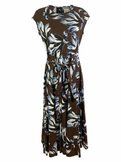 Pre-owned Max Mara S  Dress Floral Midi Fido Spring/summer - Rrp £545 -