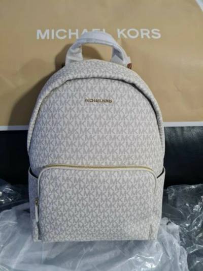 Pre-owned Michael Kors Women's  Erin Backpack Brand Colour Vanilla