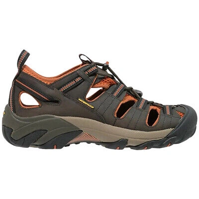 Pre-owned Keen Arroyo Ii Leather Textile Waterproof Hiking Lace-up Mens Shoes