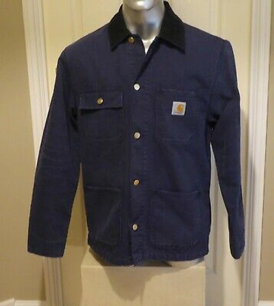Pre-owned Carhartt Wip Michigan Jacket Aged Blue , Xl ( Read Sizing Info )rrp £150
