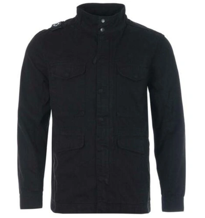 Pre-owned Ma.strum Garment Dyed Field Jacket - Black