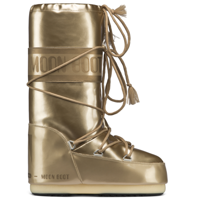 Pre-owned Moon Boot Unisex Adults Tecnica  Vinile Met Snow Rain Winter Knee Boots All Sizes