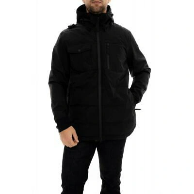 Pre-owned Ma.strum Ma. Strum Mens Softshell Down Quilted Jacket (black)