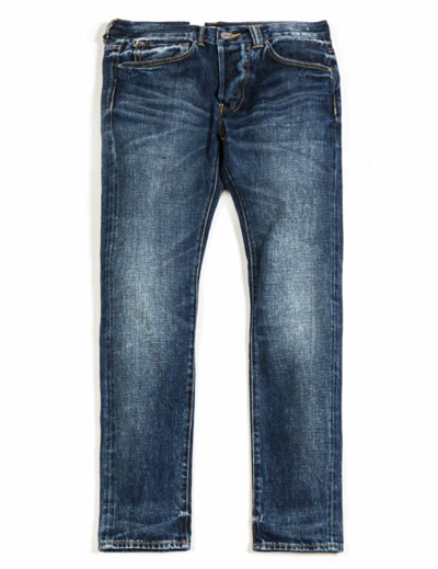 Pre-owned Edwin Jeans Men's  Ed-80 Slim Tapered Red Selvedge Denim - Contrast Clean Wash