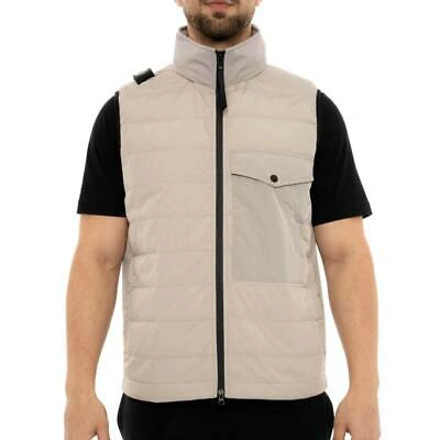 Pre-owned Ma.strum Ma. Strum Mens Softshell Down Quilted Gilet (grey)
