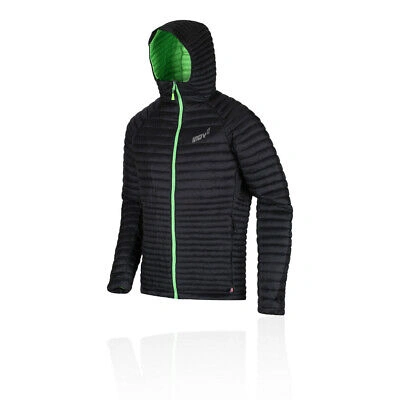 Pre-owned Inov-8 Inov8 Mens Thermoshell Pro Full Zip Running Jacket Top Black Sports Windproof