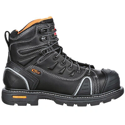 Pre-owned Thorogood Mens Boots Genflex2 6 Inch Safety Toe Lace-up Ankle Leather