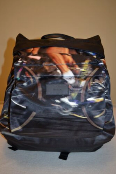 Pre-owned Paul Smith Mainline Cycle Print Rucksack Mens Brand