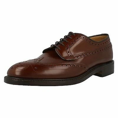 Pre-owned Loake Braemar Tan Leather Traditional Brogue Shoes