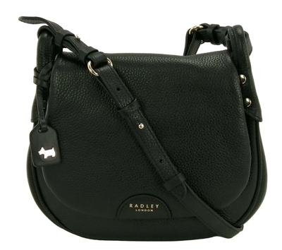 Pre-owned Radley Crossbody Shoulder Bag Black Size Small Leather Bonchurch Road Rrp £189