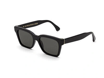 Pre-owned Retrosuperfuture Sunglasses C2n America Black Black Black