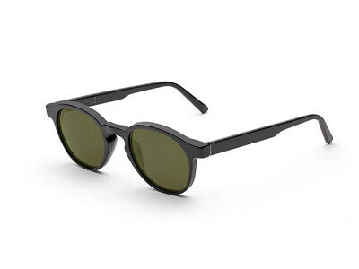 Pre-owned Retrosuperfuture Sunglasses C3l The Warhol Black Matte Black Green Unisex