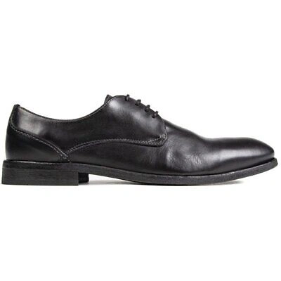 Pre-owned Hudson London Mens Dylan Lace-up Shoes Black