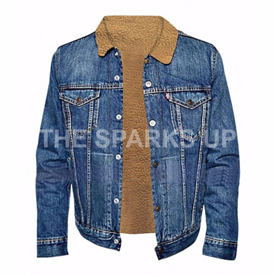 Pre-owned The Sparks Up Love Simon Nick Robinson Simon Spier Mens Denim Jacket Best Quality - Big Sale