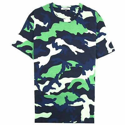 Pre-owned Valentino Camouflage T-shirt Green Camo