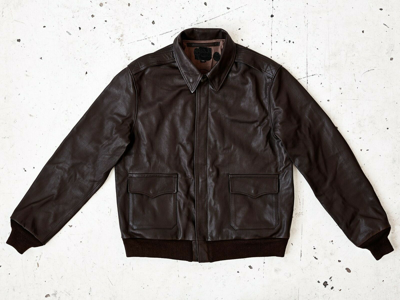 Pre-owned Artisan Bliss A-2 Flight Jacket Bomber Jacket