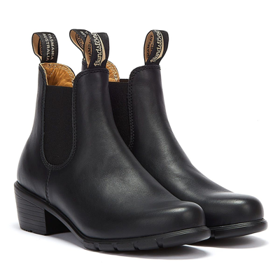 Pre-owned Blundstone Chelsea Heel Womens Black Boots