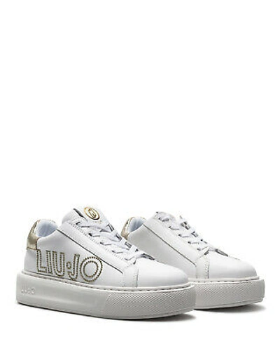 Pre-owned Liu •jo Women's Shoes Trainers Liu Jo Milano Kylie 05 Px100 White Light