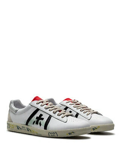 Pre-owned Premiata Men's Shoes Trainers  Andy 5743 White