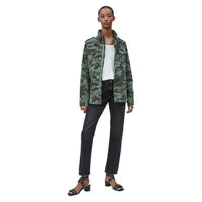 Pre-owned Pepe Jeans Women's Marlow Camo Jacket Pn: Pl401929