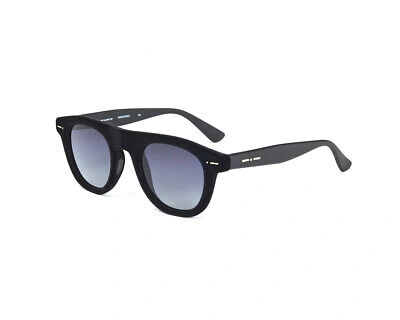 Pre-owned Italia Independent Sunglasses 0944v 009.grs Black Grey Unisex
