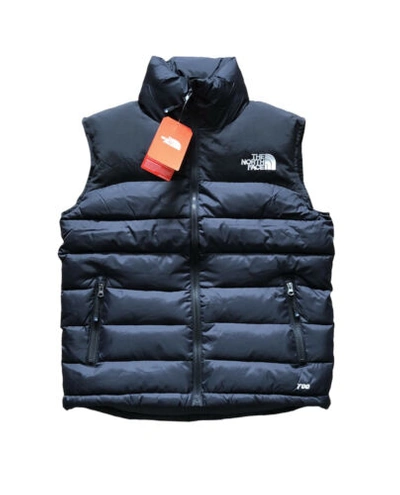 Pre-owned The North Face Massif 700 Down Black Body Warmer Gilet All Sizes
