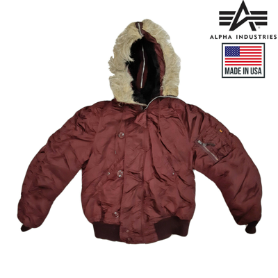 Pre-owned Alpha Industries Army Jacket  N2b Parka Military Coat Us Air Force Flight Bomber