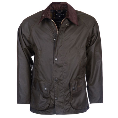 Pre-owned Barbour Classic Bedale Wax Jacket In Olive