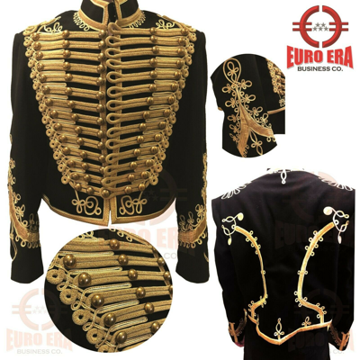 Pre-owned Euro Adam Ant Hussars Military Tunic Jacket British 11th Hussars Military Jacket