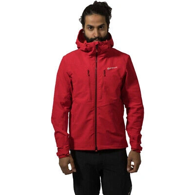 Pre-owned Montané Montane Mens Dyno Xt Jacket Top - Red Sports Outdoors Full Zip Hooded Breathable