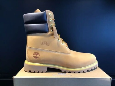 Pre-owned Timberland X Alfie Premium Nubuck Leather 7.5” Boots Wheat Waterproof Uk 8-11