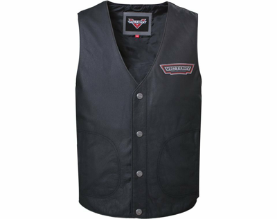 Pre-owned Victory Motorcycles Leather Borderland Waistcoat