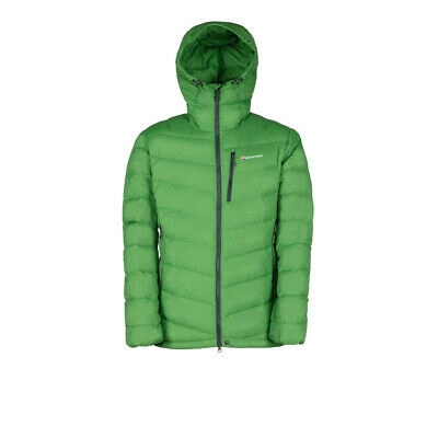 Pre-owned Montané Montane Mens Anti-freeze Jacket Top Green Sports Outdoors Full Zip Hooded Warm