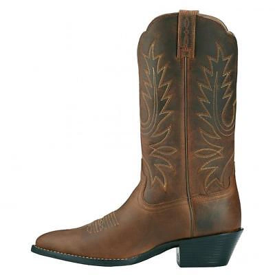 Pre-owned Ariat Womens Heritage Western R Toe Cowboy Boots