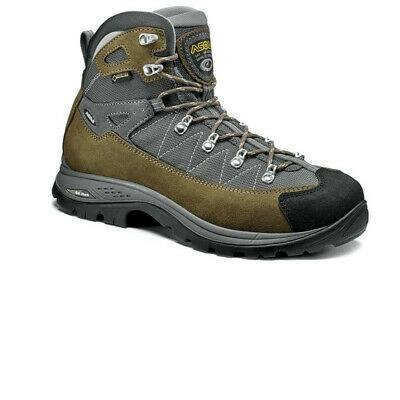 Pre-owned Asolo Mens Finder Gv Gore-tex Walking Boots- Ss21 Green Grey Sports Outdoors