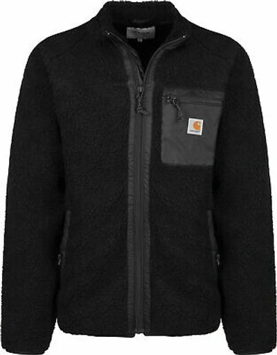 Pre-owned Carhartt Wip Prentis Liner Fleece Black Jacket Jumper Supreme Coat