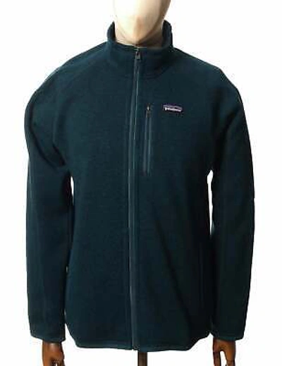Pre-owned Patagonia Men's Better Jumper Fleece Jacket - Dark Borealis Green