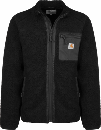 Pre-owned Carhartt Wip Prentis Liner Fleece Jacket Black Jumper Black Ship World