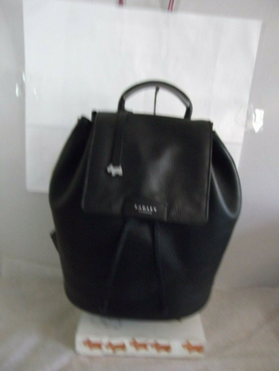 Pre-owned Radley Ada Street Black Leather Large Backpack