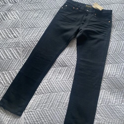 Pre-owned Belstaff Longford Mens Black Jeans Size 32