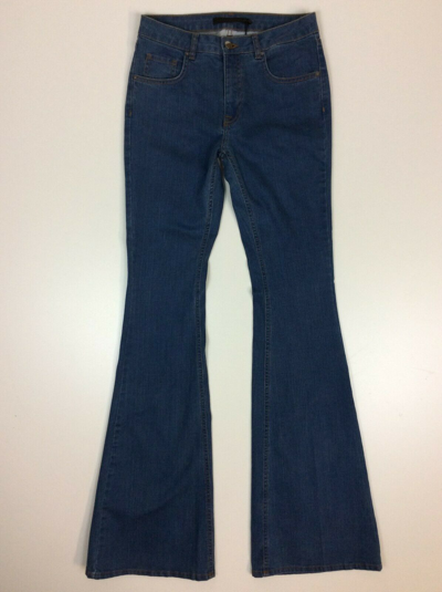 Pre-owned Victoria Beckham Ladies Light Griffith Flare Jeans Rrp Â£260 Mid Rise
