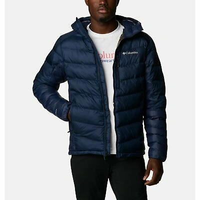Pre-owned Columbia Men's Labyrinth Hooded Jacket - Navy