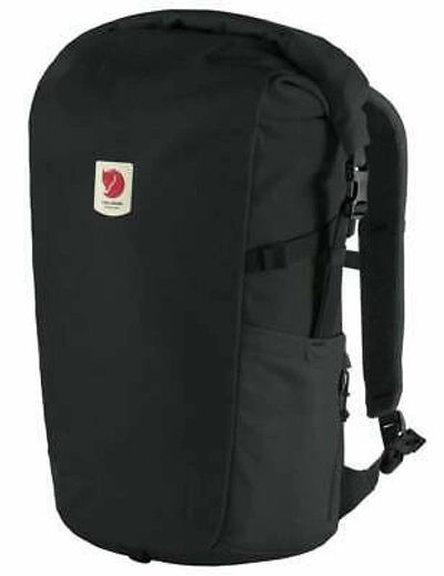 Pre-owned Fjall Raven Fjallraven Men's Ulvo Rolltop Backpack 30l - Black