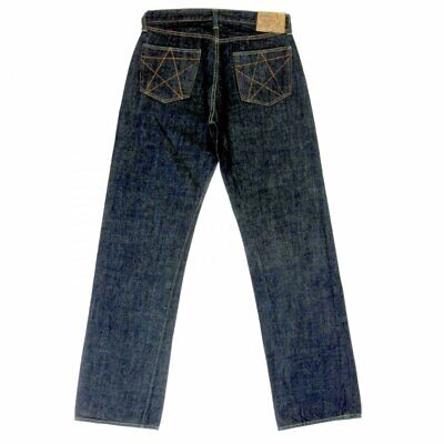 Pre-owned Sugar Cane Mens Vintage Cut Victory Star One Wash Selvedge Denim Jeans Cane3143