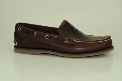 Pre-owned Timberland Classic Boat Penny Loafer Boat Shoes Deck Shoes Men Slippers 25576