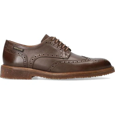 Pre-owned Mephisto Piers Mens Wingtip Brown Leather Brogue Lace Up Shoes Size Uk 8-11