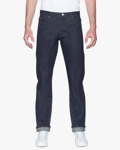 Pre-owned The Unbranded Brand Unbranded Ub121 Skinny Fit Mens Jeans - 21oz Indigo Selvedge