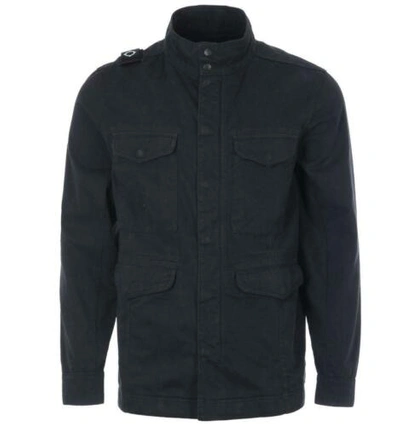 Pre-owned Ma.strum Garment Dyed Field Jacket - Dark Navy