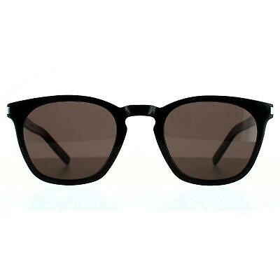 Pre-owned Saint Laurent Sunglasses Sl 28 Slim 001 Black Grey