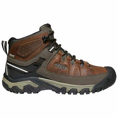 Pre-owned Keen Mens Targhee Iii Mid Waterproof Walking Boot - Chestnut